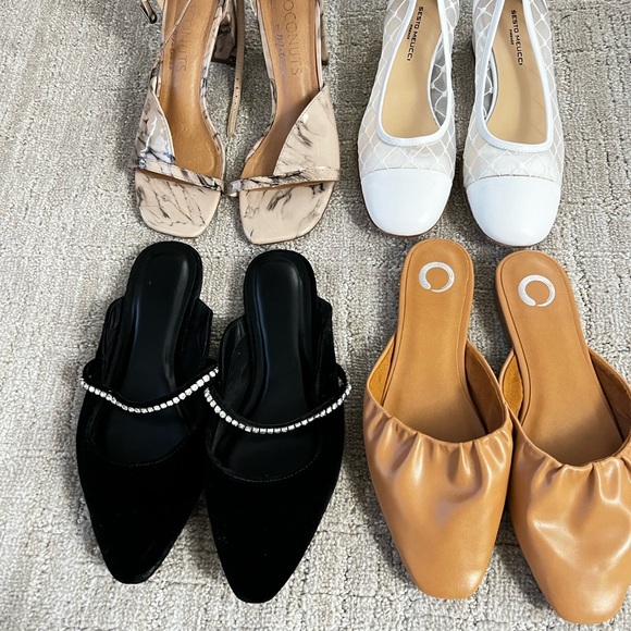 Black suade flat mules - Picture 3 of 3